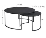 Uttermost Barnette Modern Nesting Coffee Tables Set of 2