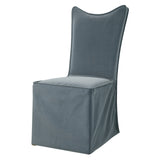 Uttermost Delroy Armless Chair - Gray - Set Of 2