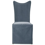 Delroy Armless Chair - Gray - Set Of 2