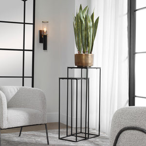 Uttermost Coreene Nesting Pedestal Tables - Set of 2