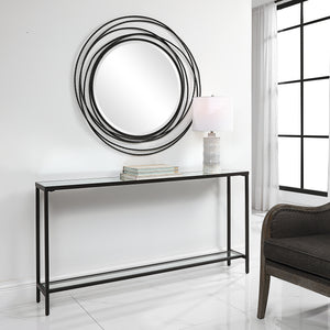 Uttermost Hayley Black Console Table