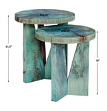 Uttermost Nadette Blue Nesting Tables - Set of 2