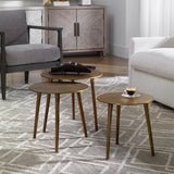 Uttermost Kasai Gold Coffee Tables - Set of 3