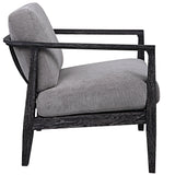 Uttermost Brunei Modern Gray Accent Chair
