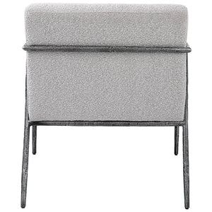Uttermost Brisbane Light Gray Accent Chair