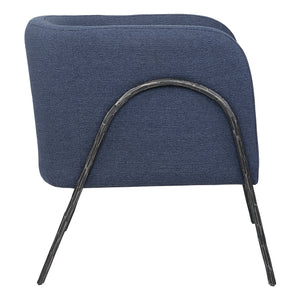 Uttermost Jacobsen Denim Barrel Chair