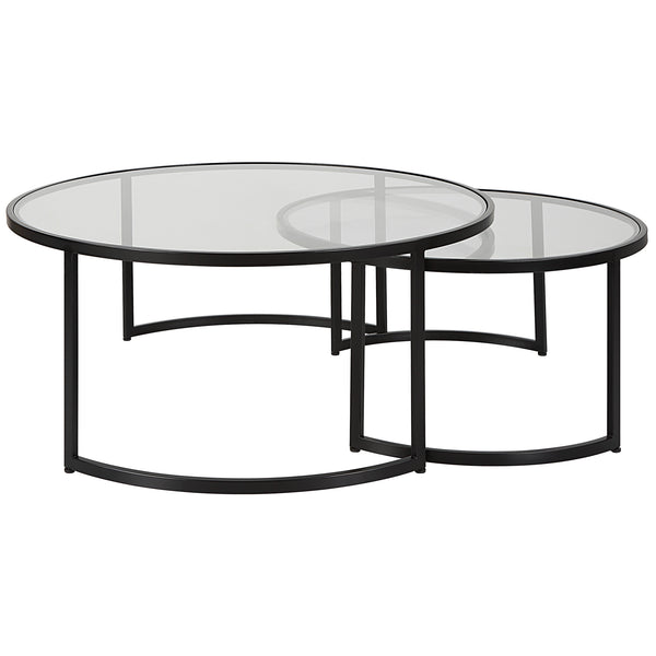 Uttermost Rhea Black Nesting Coffee Tables Set of 2