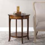 Uttermost Carmel Round Lamp Table