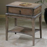 Uttermost Hanford Weathered Side Table