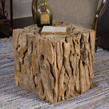 Uttermost Teak Root Bunching Cube