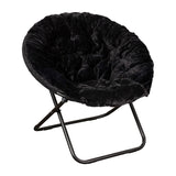English Elm EE1851 Contemporary Saucer Chair Black/Black EEV-13878
