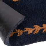 English Elm EE1854 Contemporary Coir Mat Navy/Natural EEV-13889