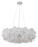 Bethel White LED Chandelier in Acrylic