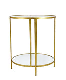 FX0827-C Gold Round Side Table