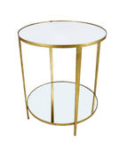 Zeugma FX0827-C Gold Round Side Table