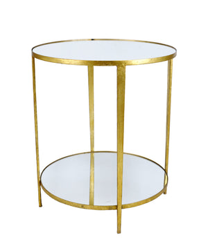 Zeugma FX0827-C Gold Round Side Table