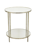 FX0827-C Silver Round Side Table