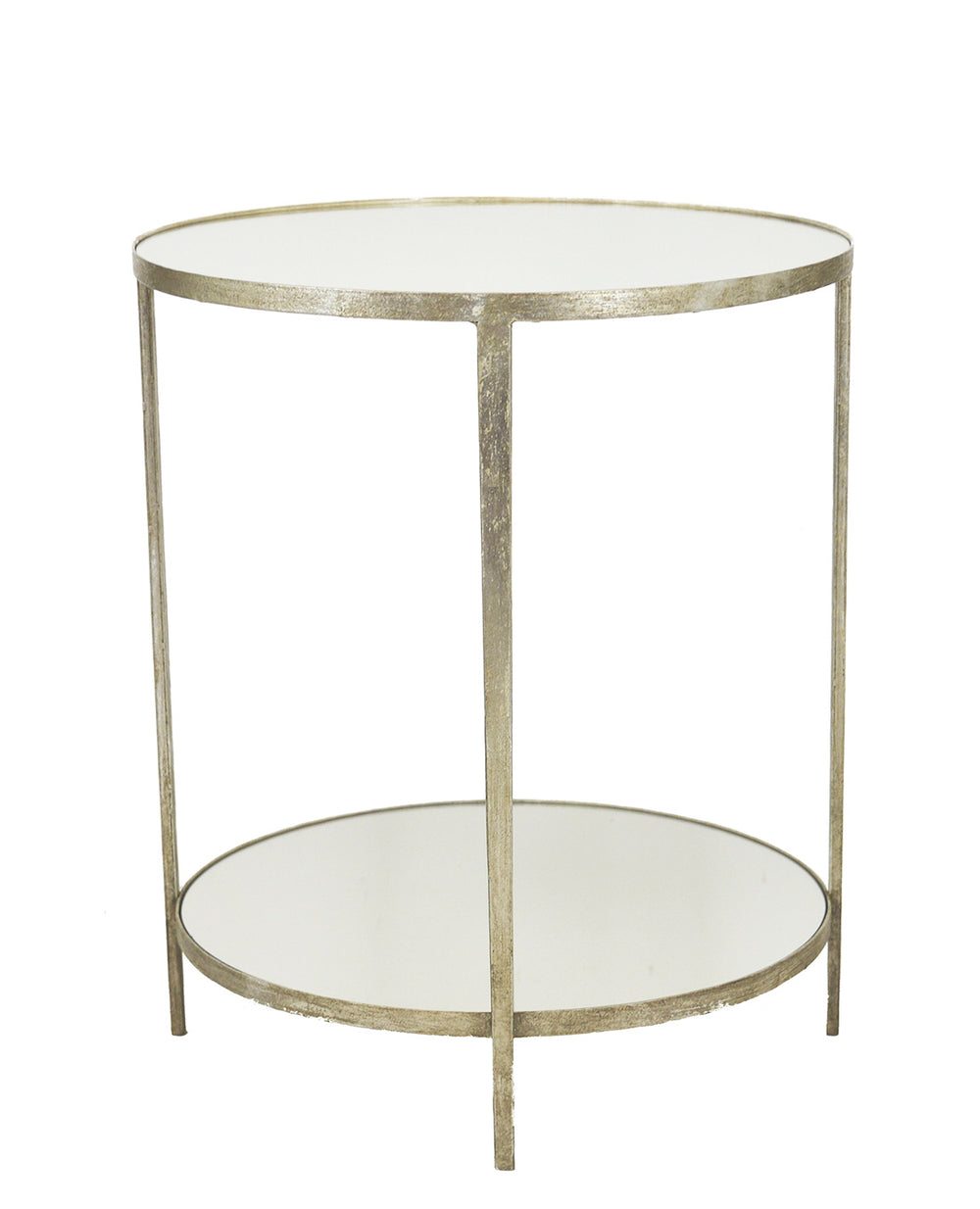 Zeugma FX0827-C Silver Round Side Table