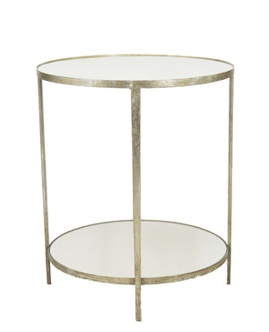 Zeugma FX0827-C Silver Round Side Table