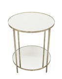 Zeugma FX0827-C Silver Round Side Table