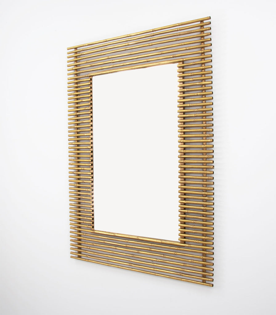 FX15436 Gold Bamboo Mirror – English Elm