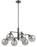 40W x 6 Prato Metal/Glass 6 Lights Chandelier