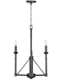 Cal Lighting 60W x 3 Monclova 3 Light Chandelier FX-3516/3 Industrial Bronze FX-3516/3