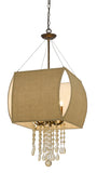 Cal Lighting 4 Light Ark Chandelier FX-3553/4 Copper FX-3553/4