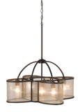 Cal Lighting 5 Light Dixon Chandelier FX-3555/5 Bronze FX-3555/5