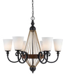 6 Light Monticello Chandelier