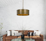 Cal Lighting 60W x 3 Rochefort Metal 3 Light Chandelier FX-3637-3 Distress Gold FX-3637-3