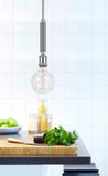 Cal Lighting 60W Transformermetal Mini Pendant (Edison Bulb Included) FX-3652-1 Brushed Steel FX-3652-1