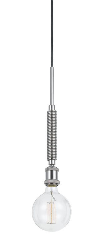 Cal Lighting 60W Transformermetal Mini Pendant (Edison Bulb Included) FX-3652-1 Brushed Steel FX-3652-1