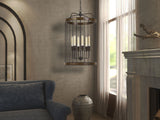 Cal Lighting Cantania 60W x 6 Metal Pendant Fixture (Edison Bulbs Not Included) FX-3700-6 Metal FX-3700-6