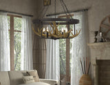 Cal Lighting Angelo 60W x 5 Metal Antler Chandelier FX-3703-5 Iron FX-3703-5