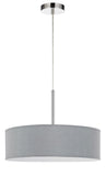 LED 18W Dimmable Pendant with Diffuser And Hardback Fabric Shade