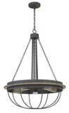 Cal Lighting 60W x 5 Nixa Metal Chandelier (Edison Bulbs Not Included) FX-3748-5  FX-3748-5