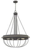 60W x 8 Nixa Metal Chandelier (Edison Bulbs Not Included)