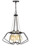 Cal Lighting 60W x 4 Ladue Metal Chandelier (Edison Bulbs Shown Are Included) FX-3750-4  FX-3750-4