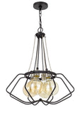 Cal Lighting 60W x 4 Ladue Metal Chandelier (Edison Bulbs Shown Are Included) FX-3750-4  FX-3750-4