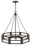 Cal Lighting 60W x 5 Provo Metal Chandelier FX-3766-5 Iron FX-3766-5