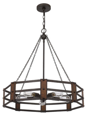 Cal Lighting 60W x 5 Provo Metal Chandelier FX-3766-5 Iron FX-3766-5