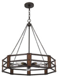 Cal Lighting 60W x 5 Provo Metal Chandelier FX-3766-5 Iron FX-3766-5