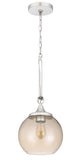 Cal Lighting 60W Rochelle Glass Pendant Fixture FX-3786-1 Smoke FX-3786-1