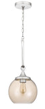 Cal Lighting 60W Rochelle Glass Pendant Fixture FX-3786-1 Smoke FX-3786-1