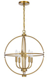 Cal Lighting 60W x 4 Sheffield Metal Chandelier FX-3792-4  FX-3792-4