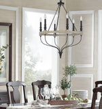 Cal Lighting 60W x 6 Grove Metal Chandelier FX-3793-6  FX-3793-6