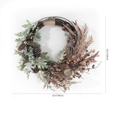 Safavieh Faux 24 Inch Berry & Eucalyptus Semi-Wreath FXP1044A