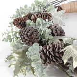 Safavieh Faux 24 Inch Berry & Eucalyptus Semi-Wreath FXP1044A