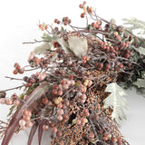 Safavieh Faux 24 Inch Berry & Eucalyptus Semi-Wreath FXP1044A